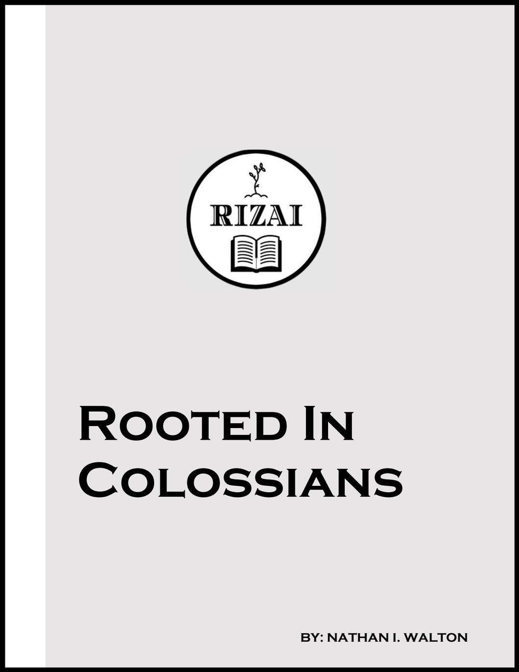 Rooted in Colossians (3-Part)